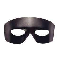 Maska Zorro v koženom vzhľade